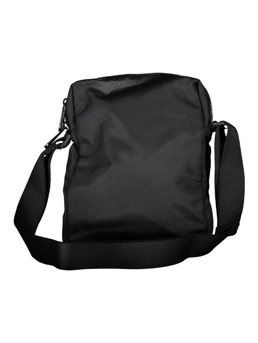 Black Polyester Men's Shoulder Bag