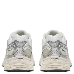 Silver Synthetic Athletic Sneakers