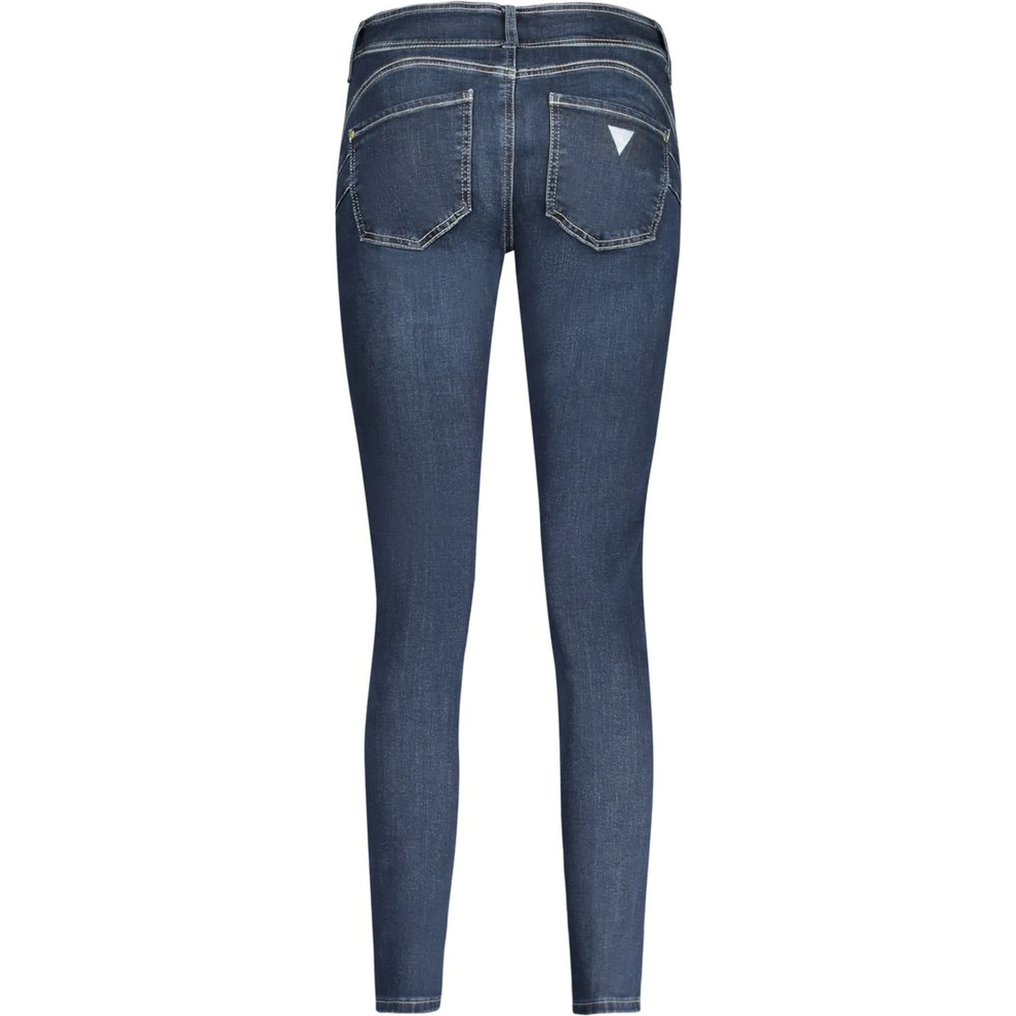 Blue Cotton Women Skinny Jean