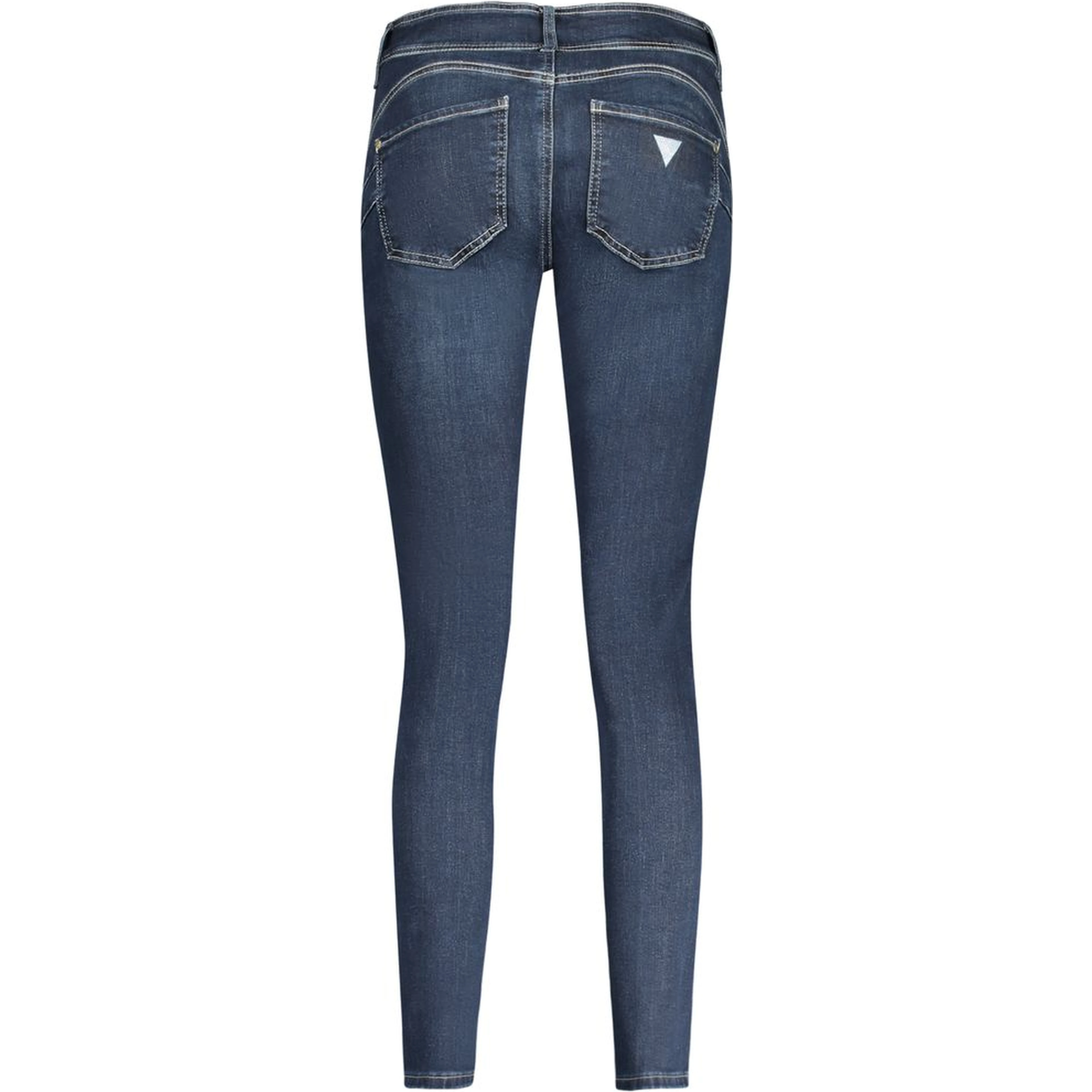 Blue Cotton Women Skinny Jean
