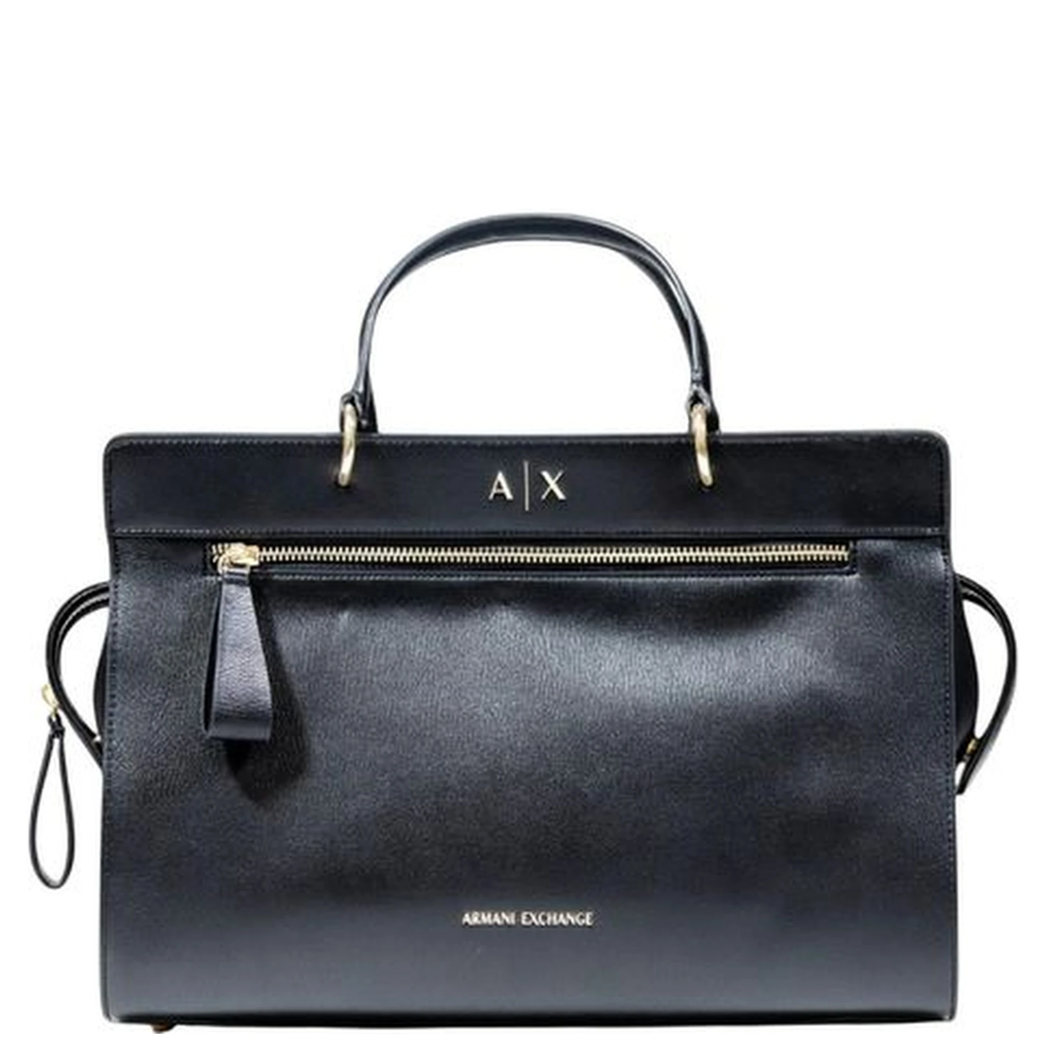 Black Polyester Handbag