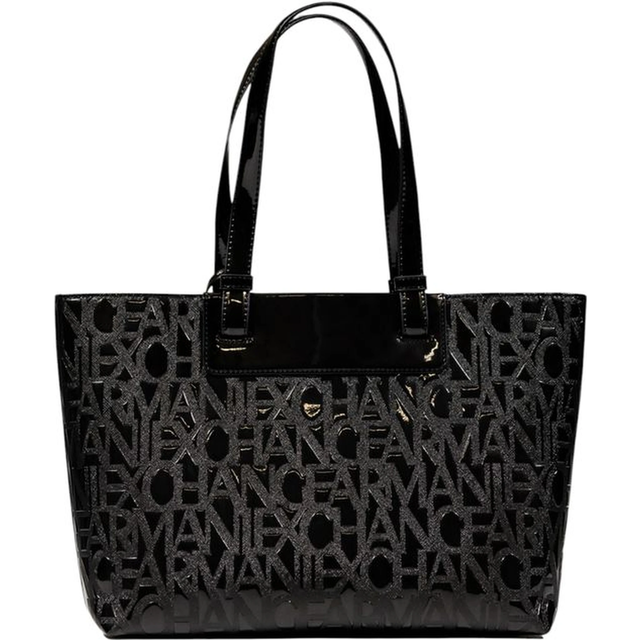 Black Polyester Handbag