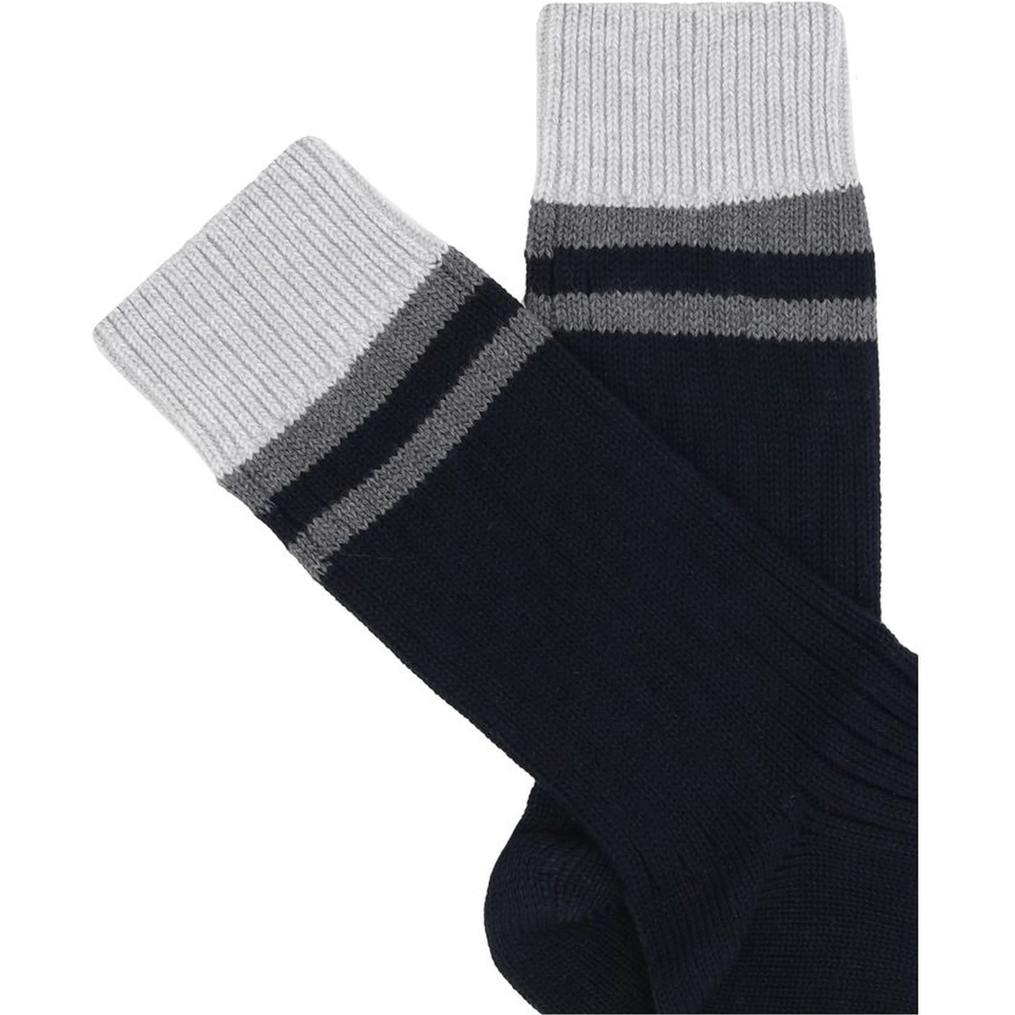 Black Cotton Socks