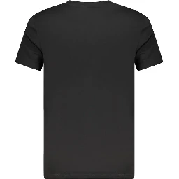 Black Cotton Men's T-Shirt