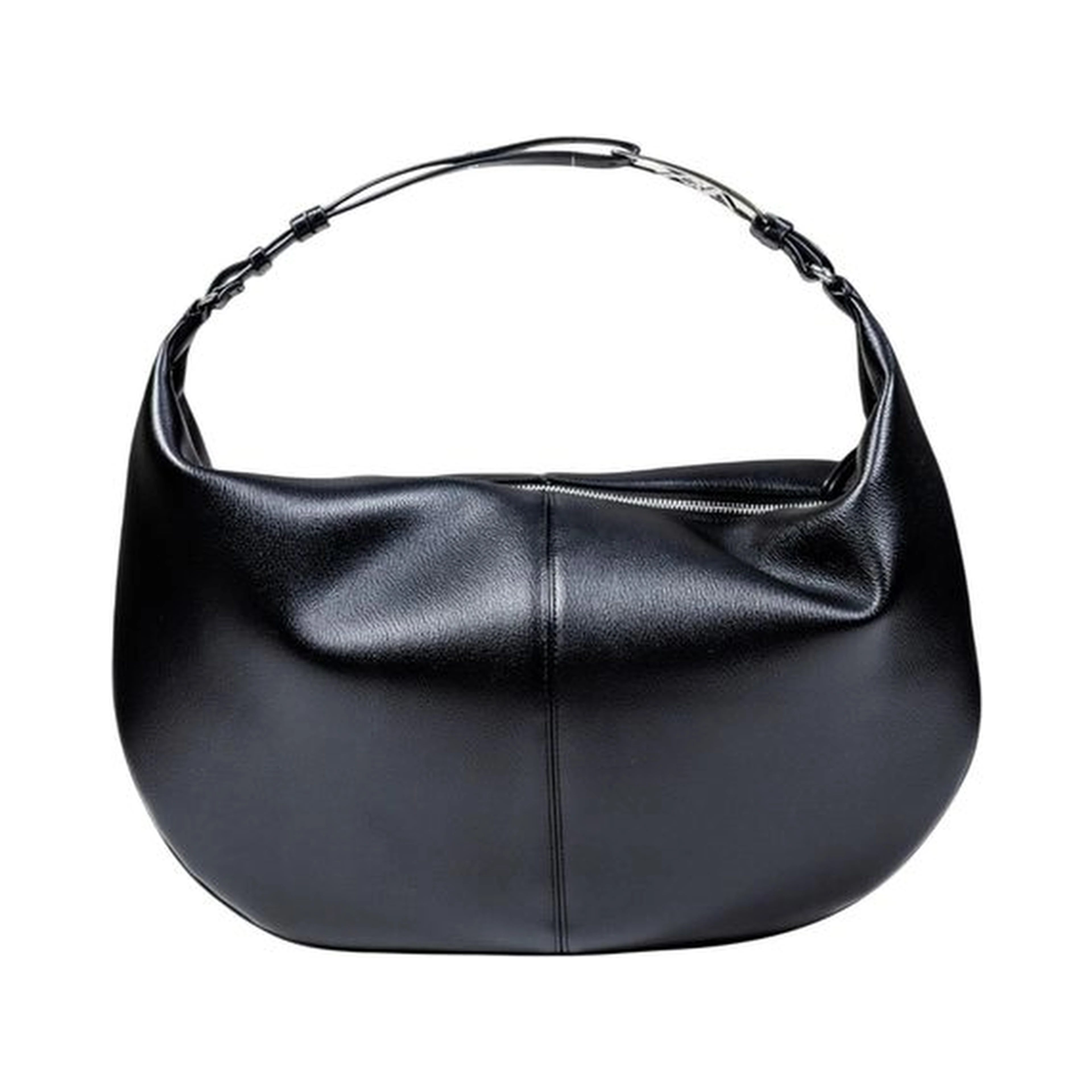 Black Polyester Handbag