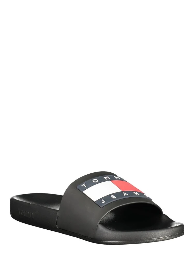 Black Polyurethane Men Slipper alternative