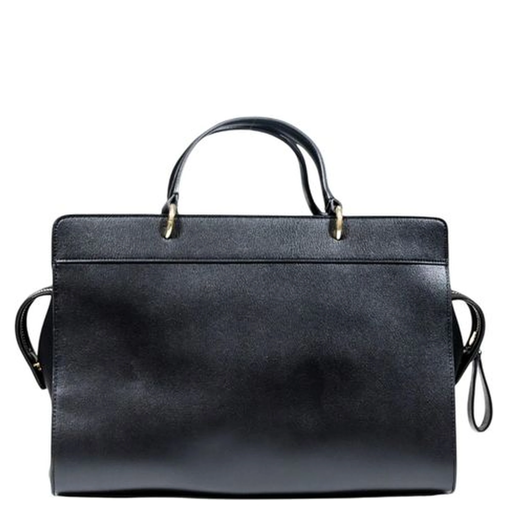 Black Polyester Handbag