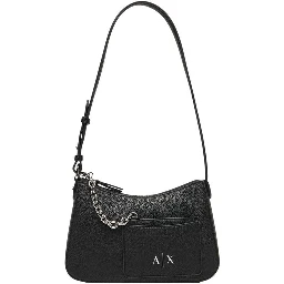 Black Polyester Handbag