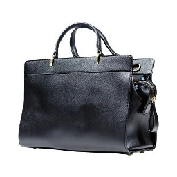 Black Polyester Handbag