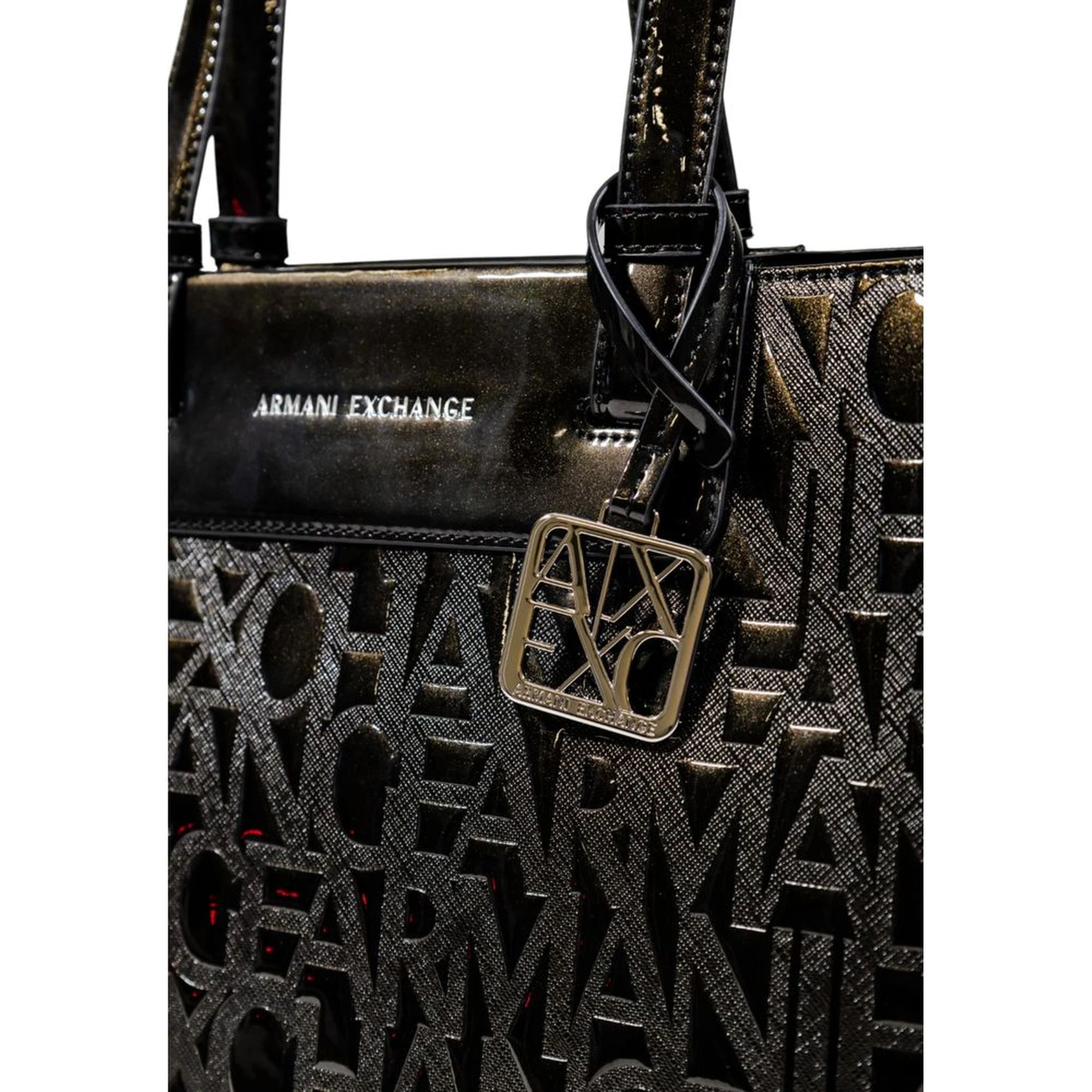 Black Polyester Handbag