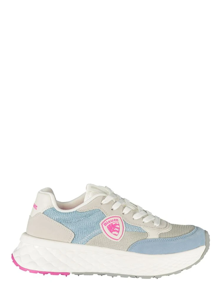 Azzurro Polyurethane Women Sneaker