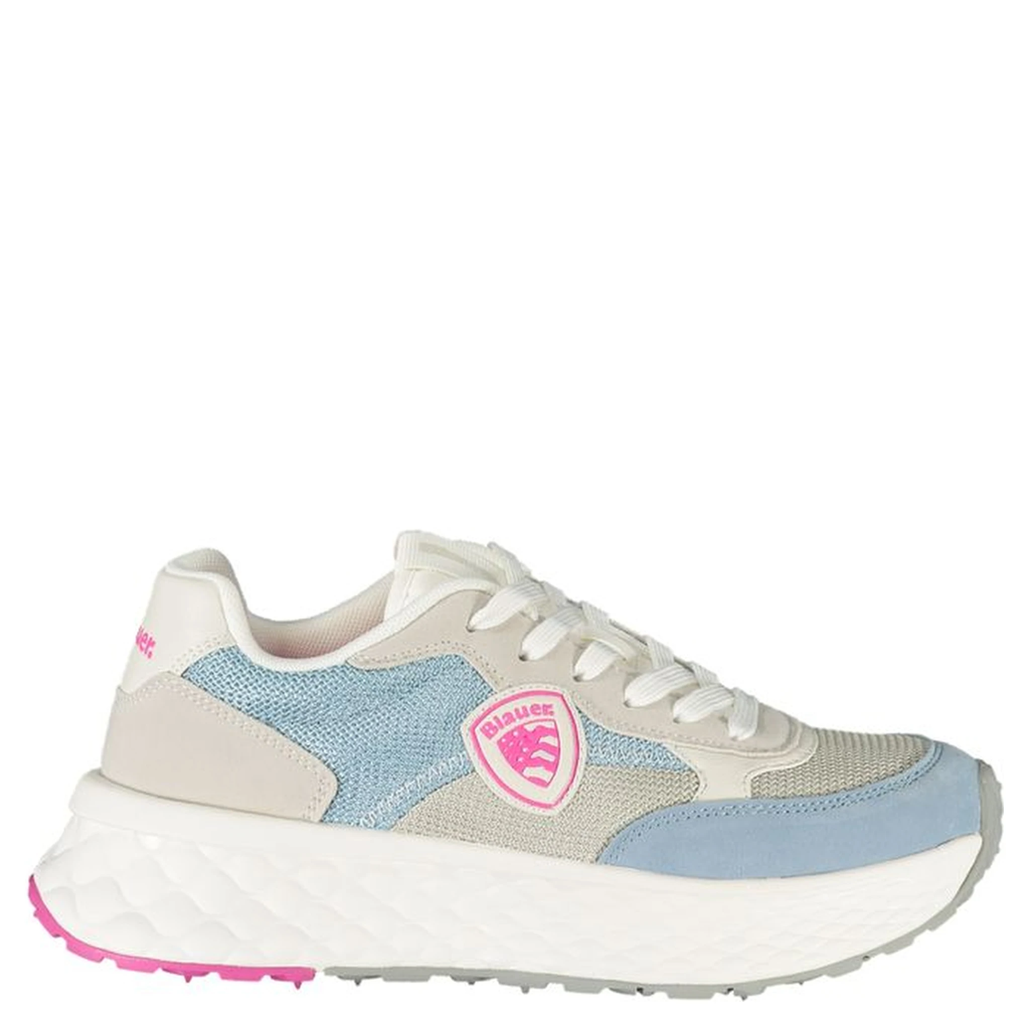 Azzurro Polyurethane Women Sneaker