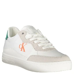 Bianco Polyurethane Men Sneaker