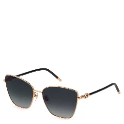 Gold Metal Women Sunglass