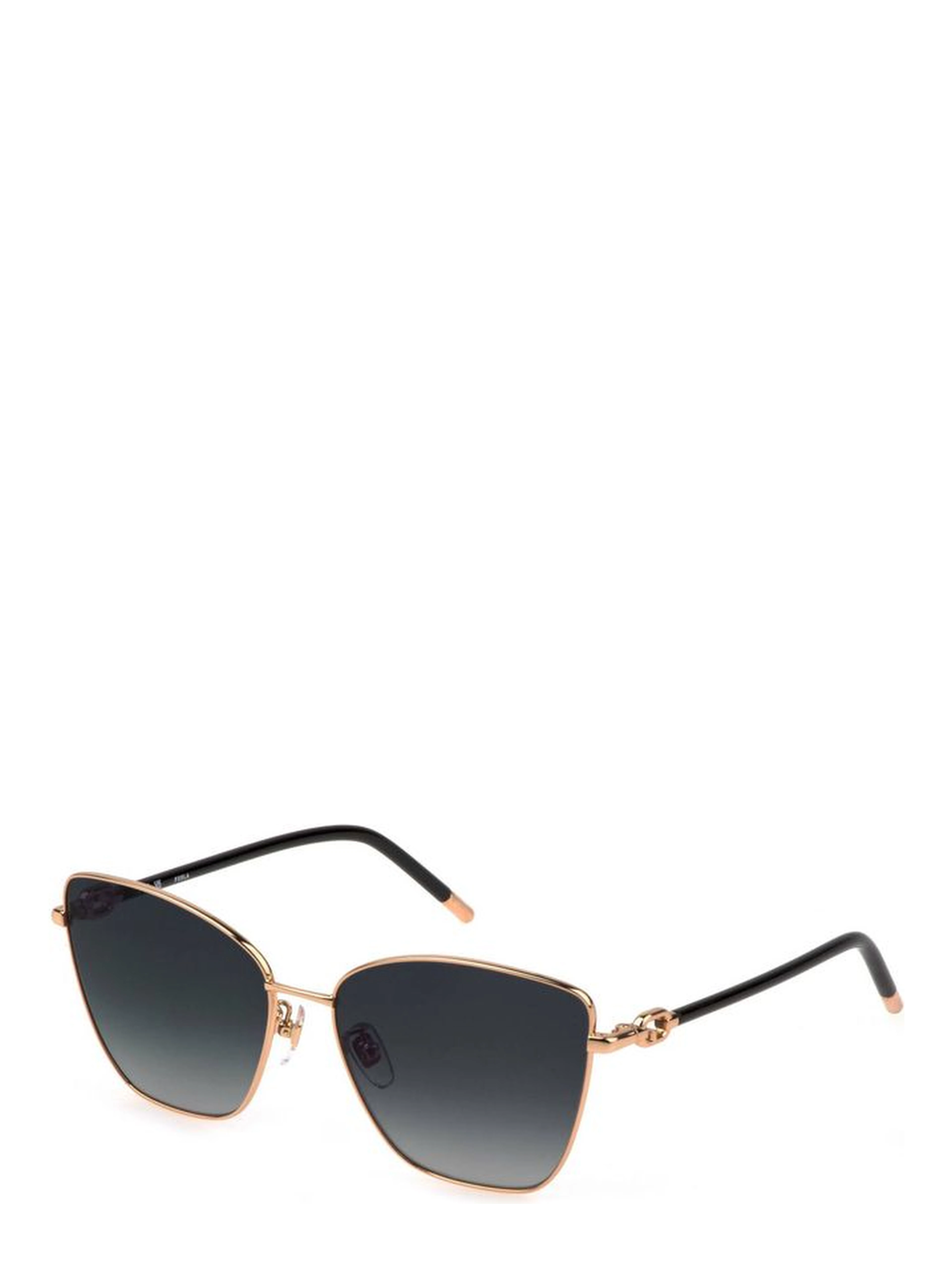 Gold Metal Women Sunglass