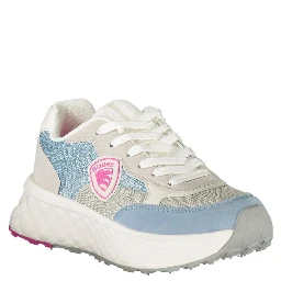 Azzurro Polyurethane Women Sneaker