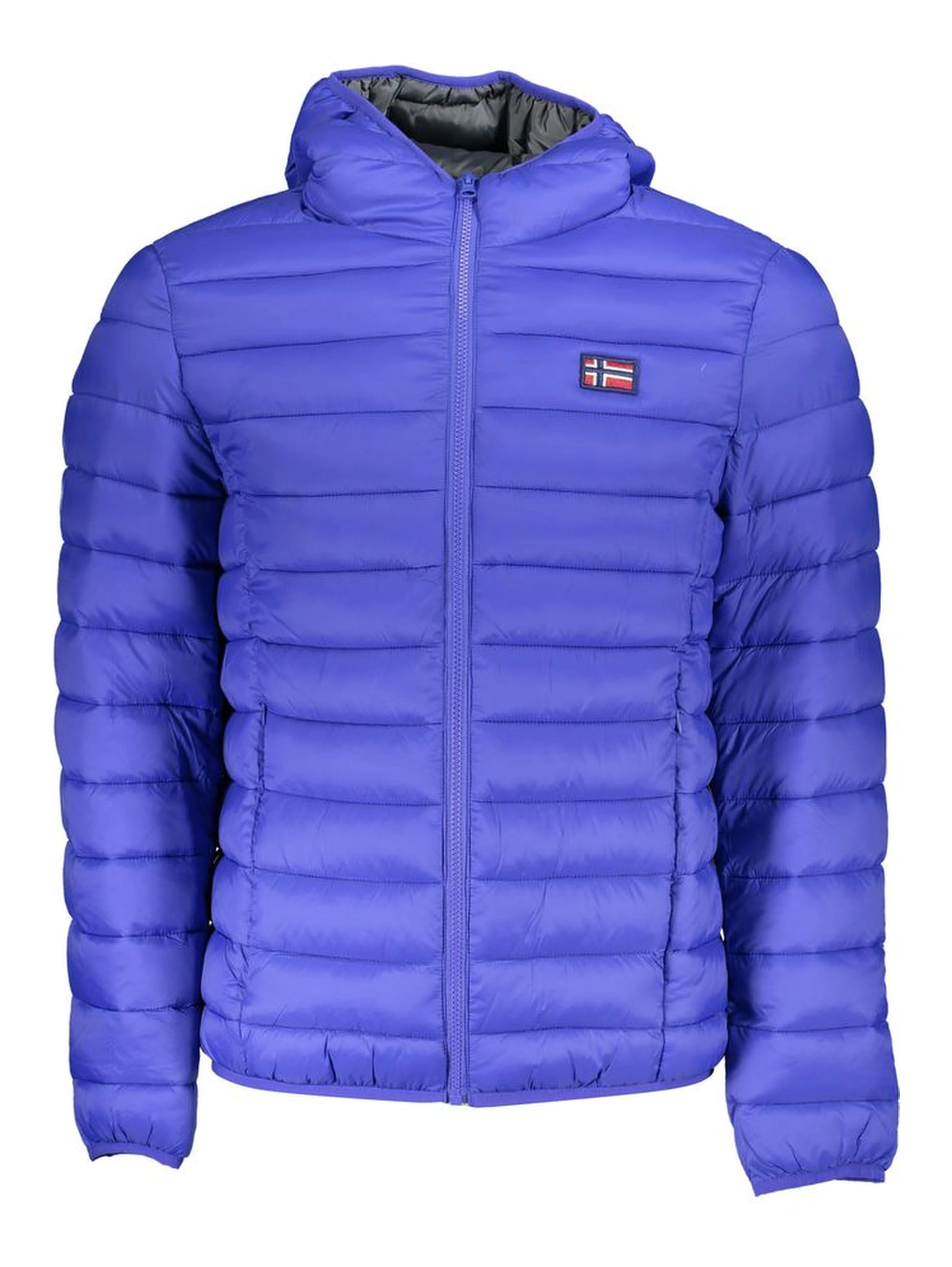 Blu Poliammide Men Jacket