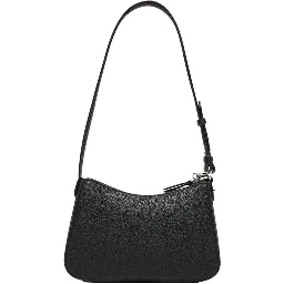 Black Polyester Handbag