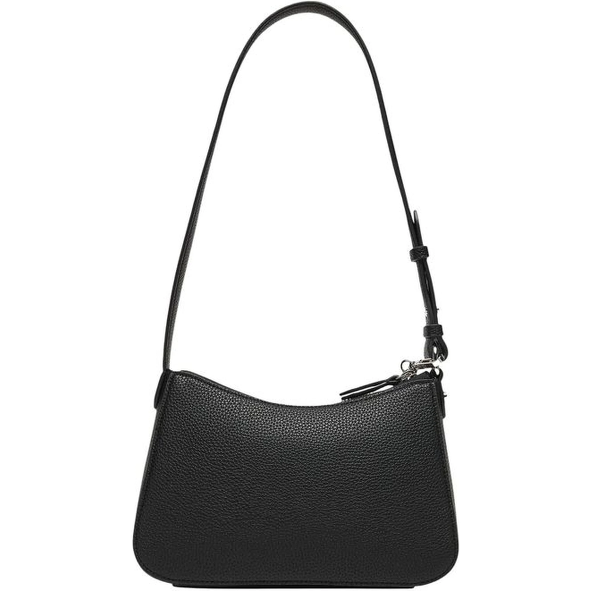 Black Polyester Handbag
