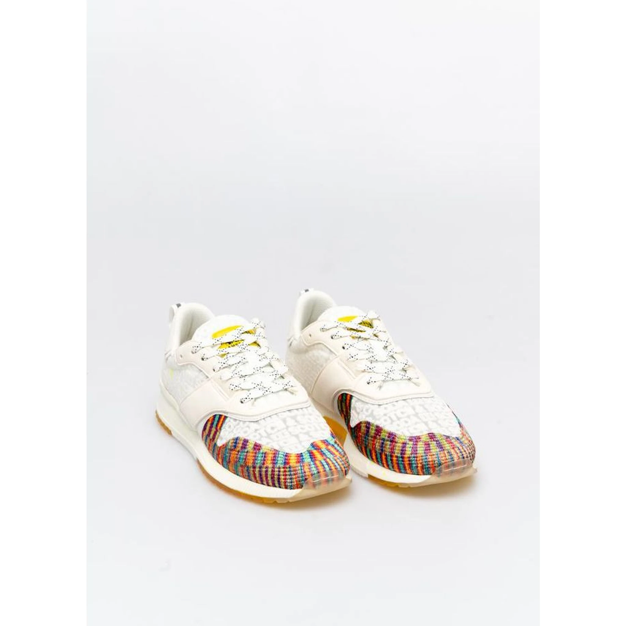 Bicolor Textile Athletic Sneakers