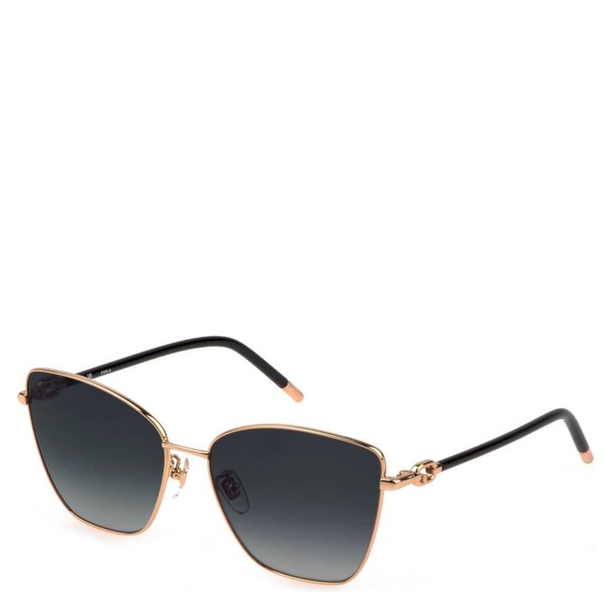 Gold Metal Women Sunglass