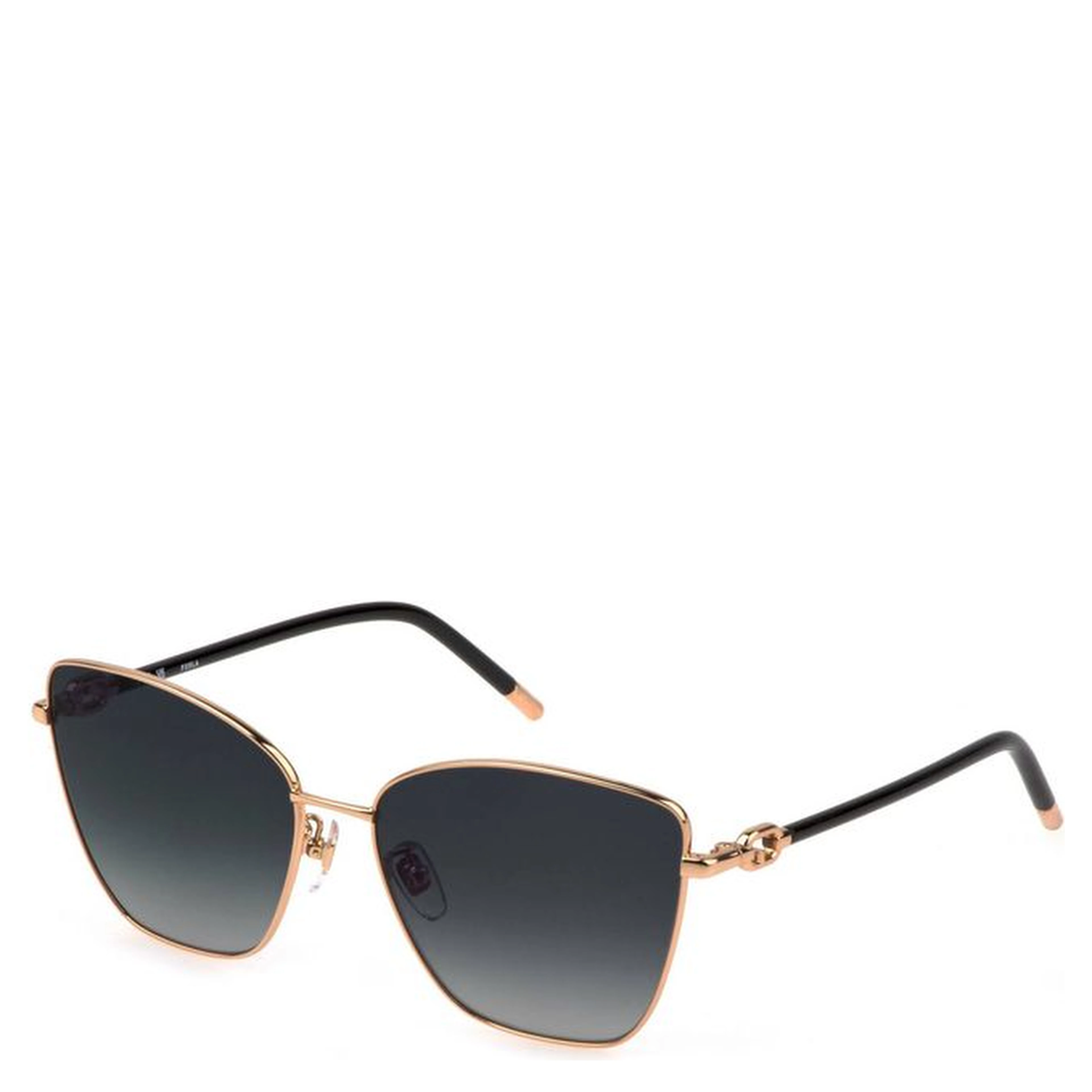 Gold Metal Women Sunglass