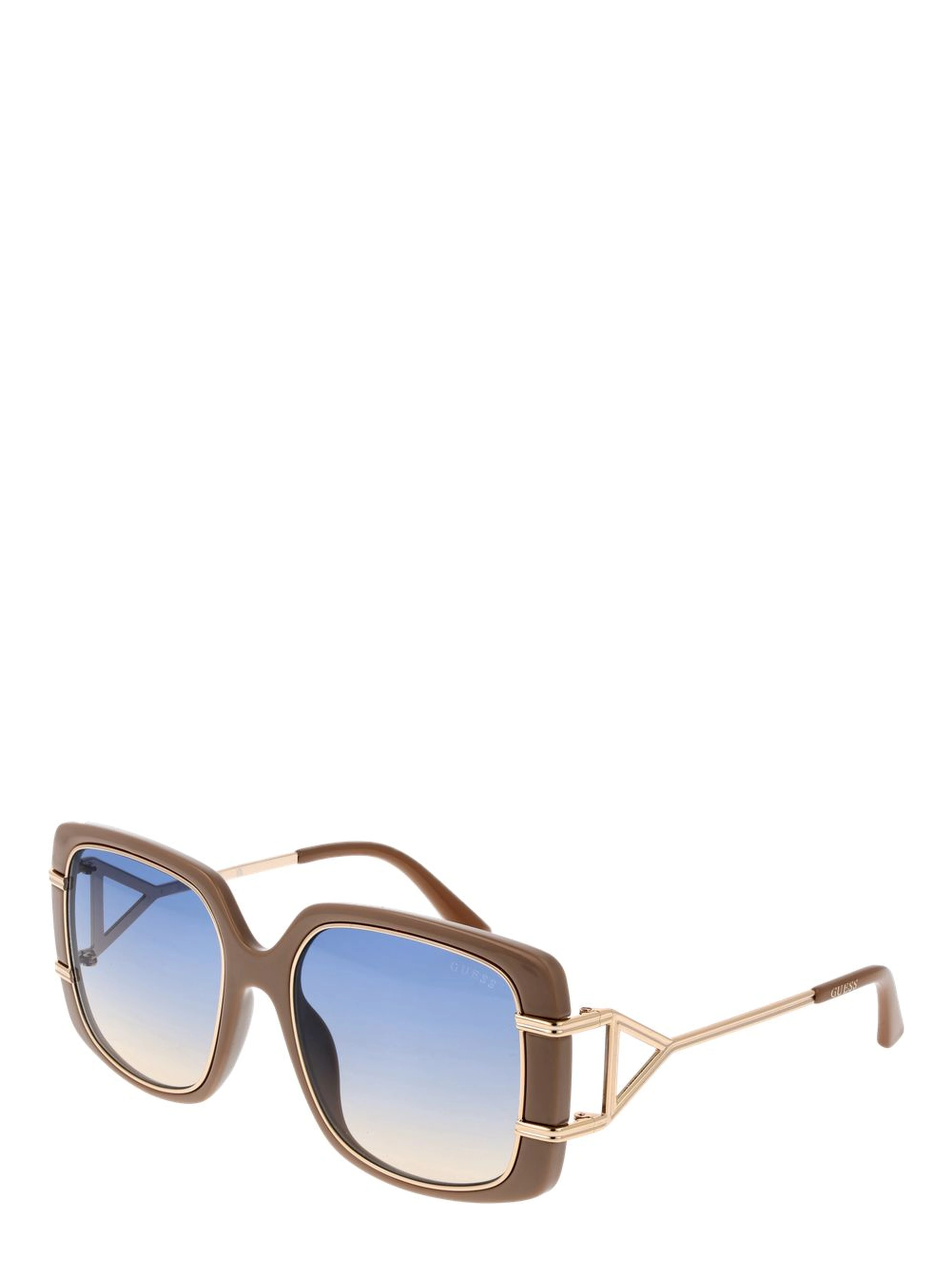 Brown Metal & Plastic Sunglasses