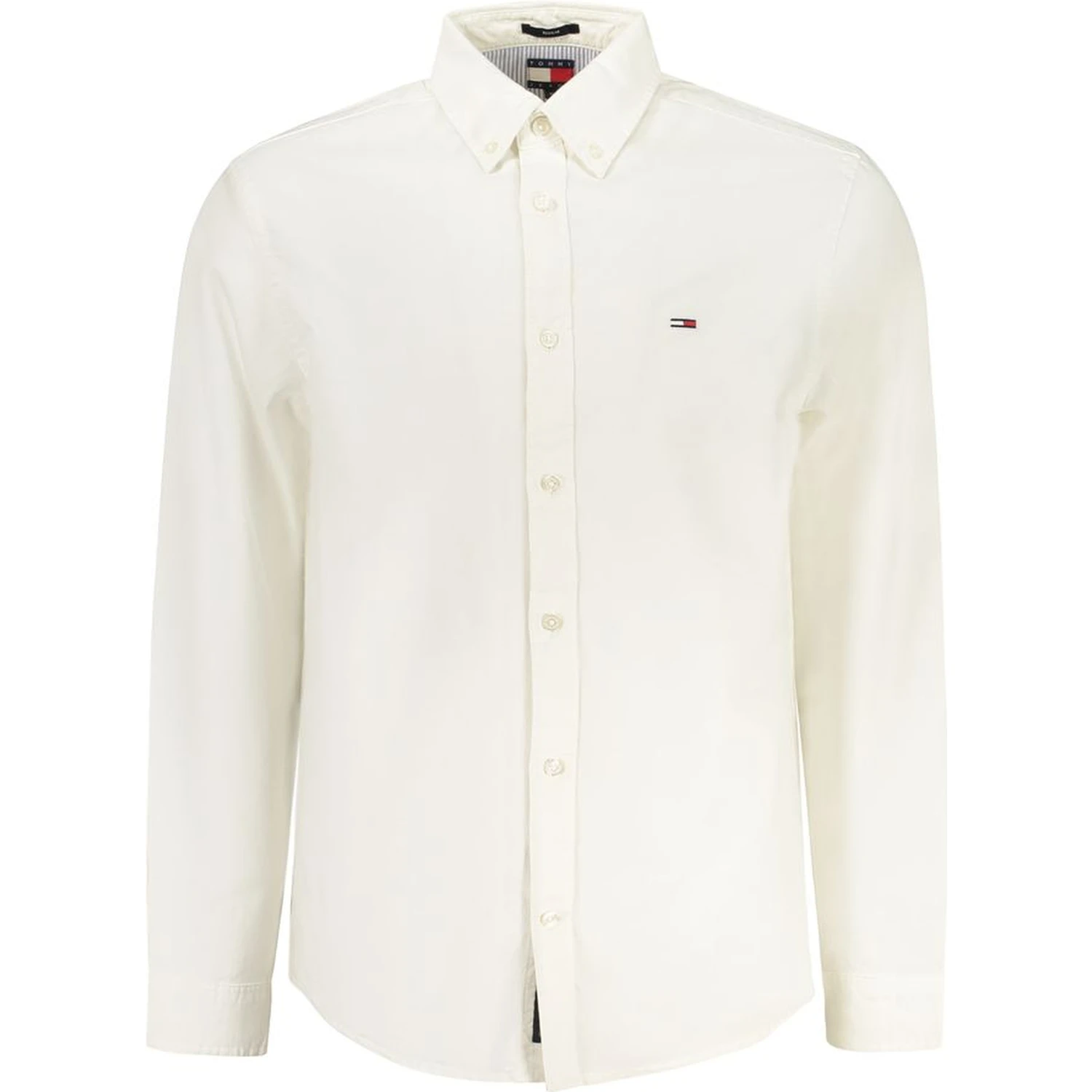 White Cotton Men Shirt