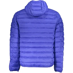 Blu Poliammide Men Jacket