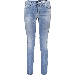 Azzurro Cotton Women Jeans