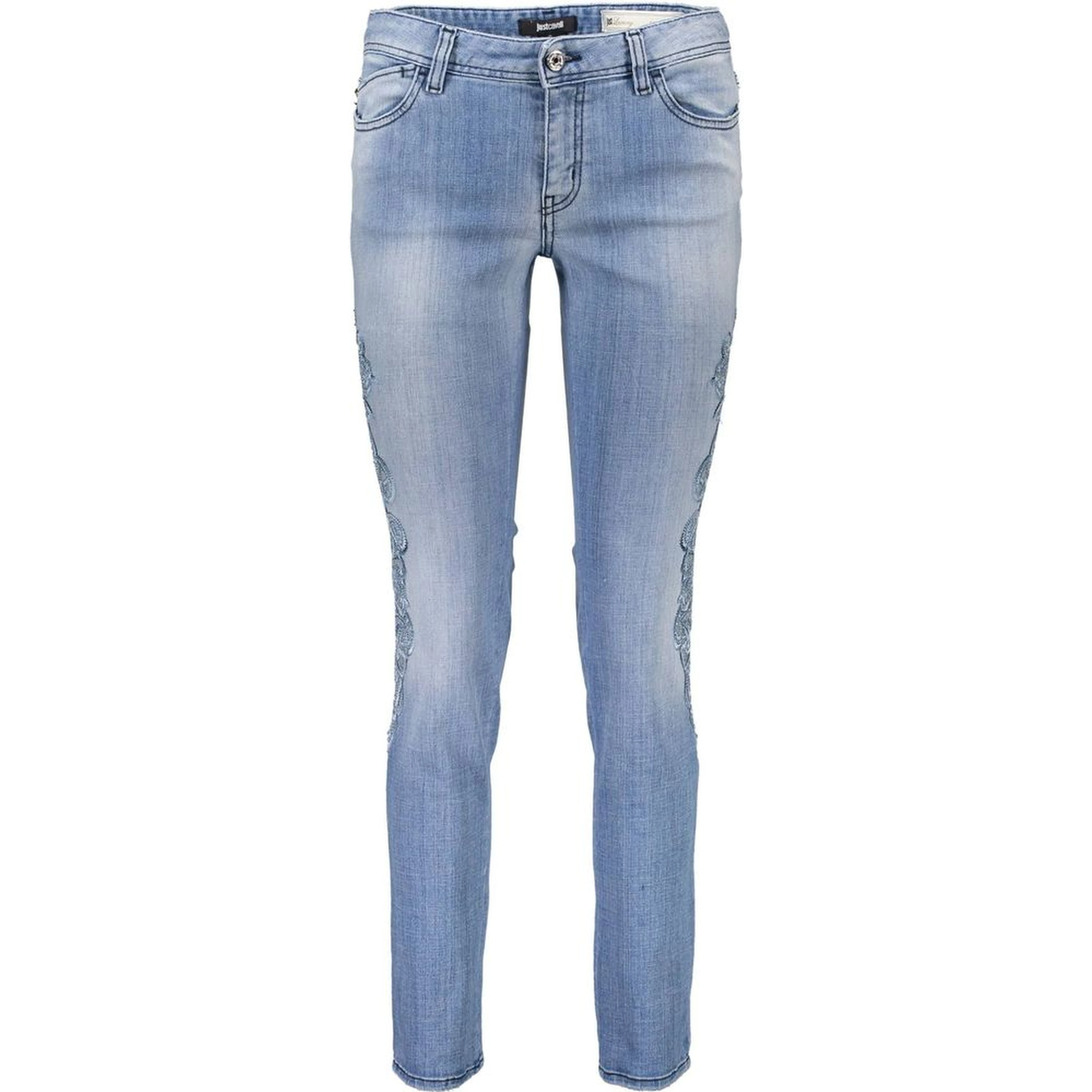 Azzurro Cotton Women Jeans