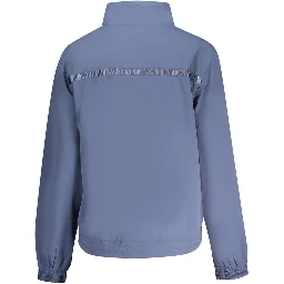 Blue Nylon Women Jacket