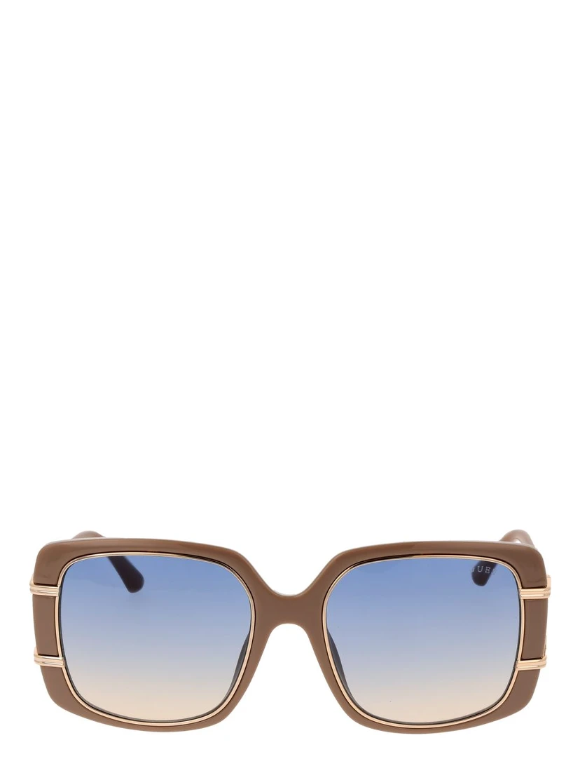 Brown Metal & Plastic Sunglasses