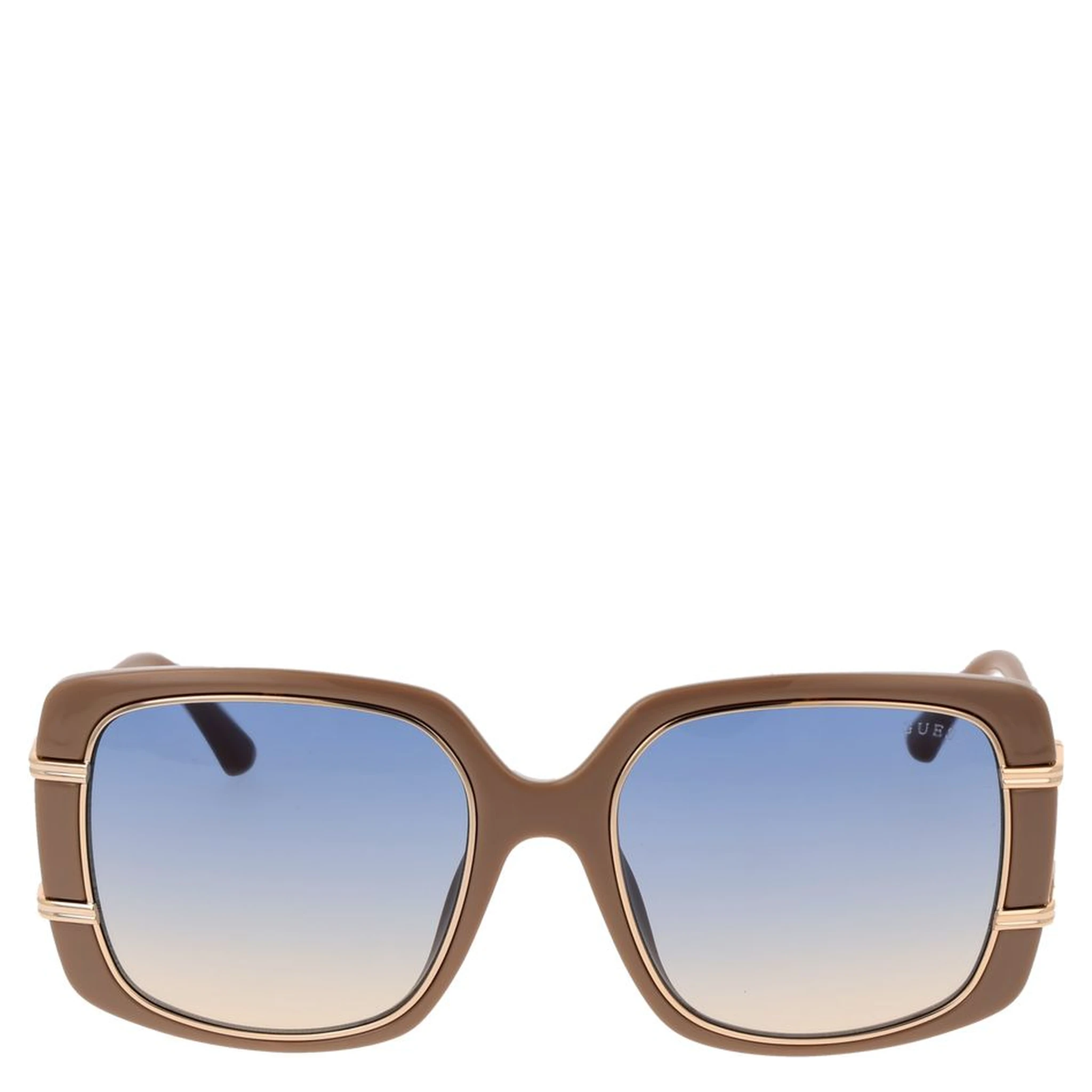 Brown Metal & Plastic Sunglasses