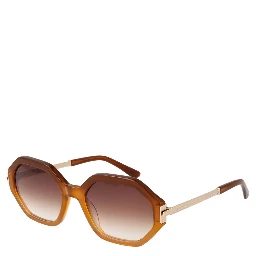 Brown Acetate Sunglasses