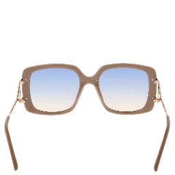 Brown Metal & Plastic Sunglasses