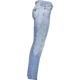 Azzurro Cotton Women Jeans