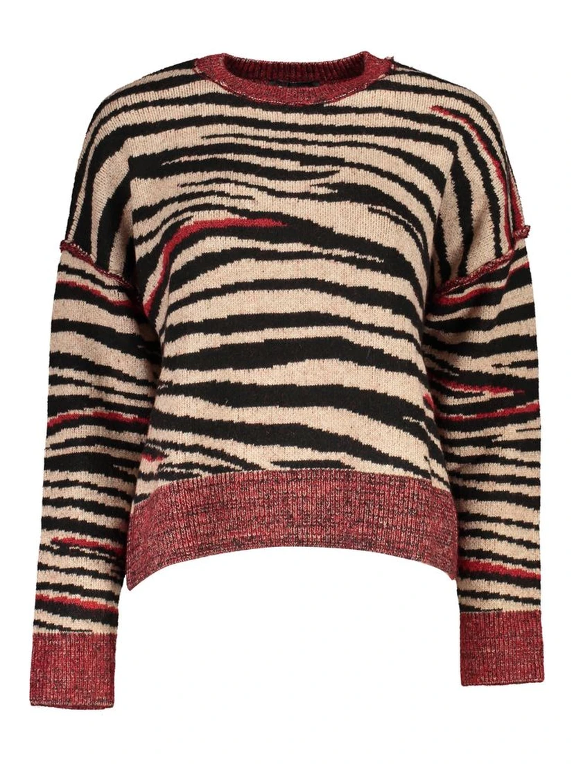 Rosso Polyester Women Sweater Turtleneck