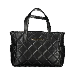Black Polyurethane Women's Handbag