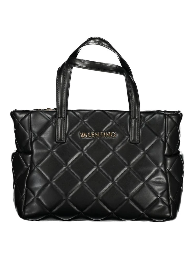 Black Polyurethane Women's Handbag