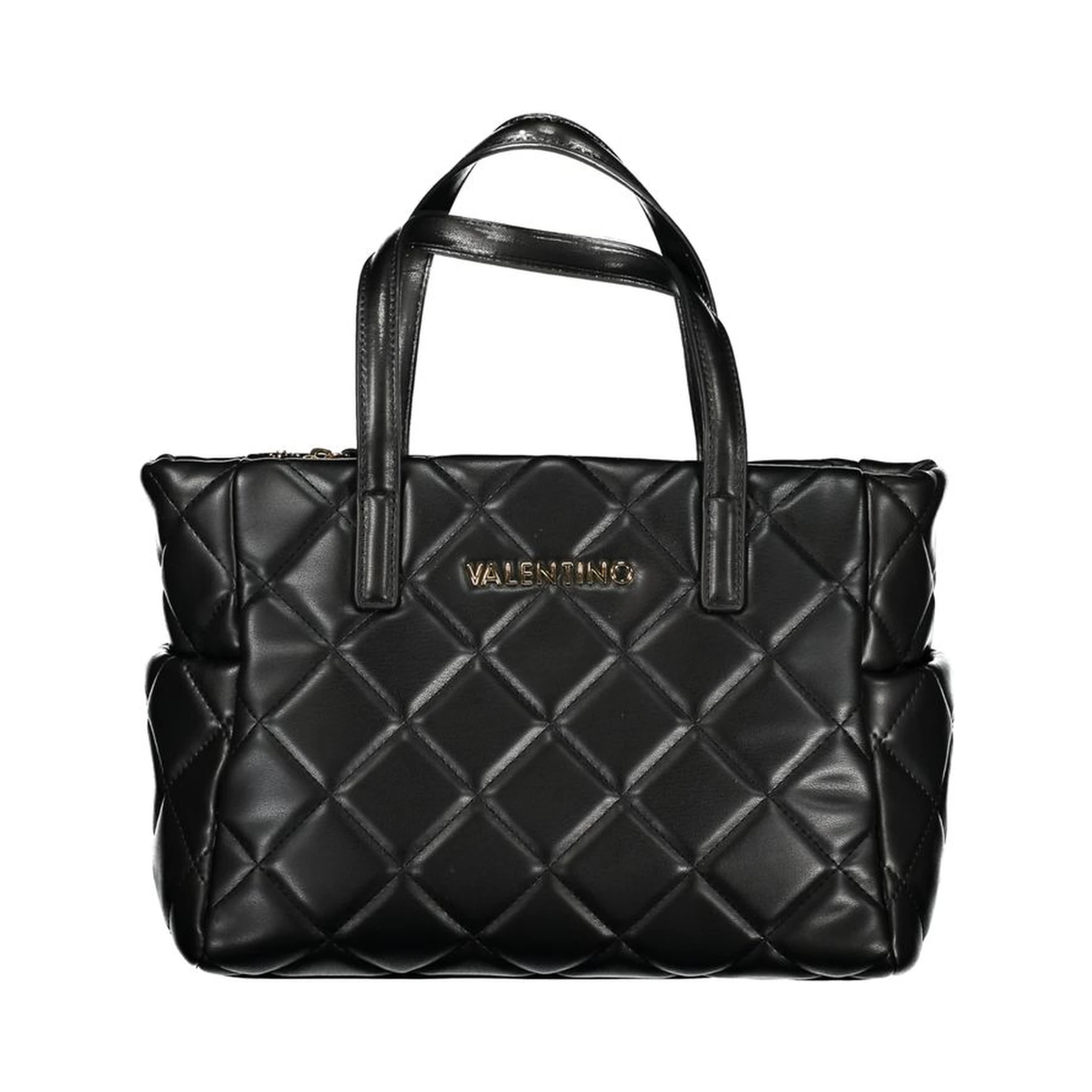Black Polyurethane Women's Handbag
