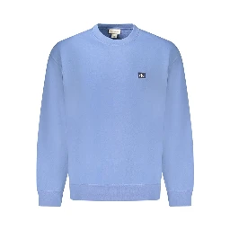 Blue Cotton Men's Sweatshirt
