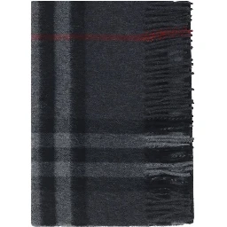 Gray Cashmere Scarf