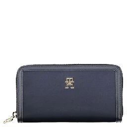 Blu Polyester Women Wallet