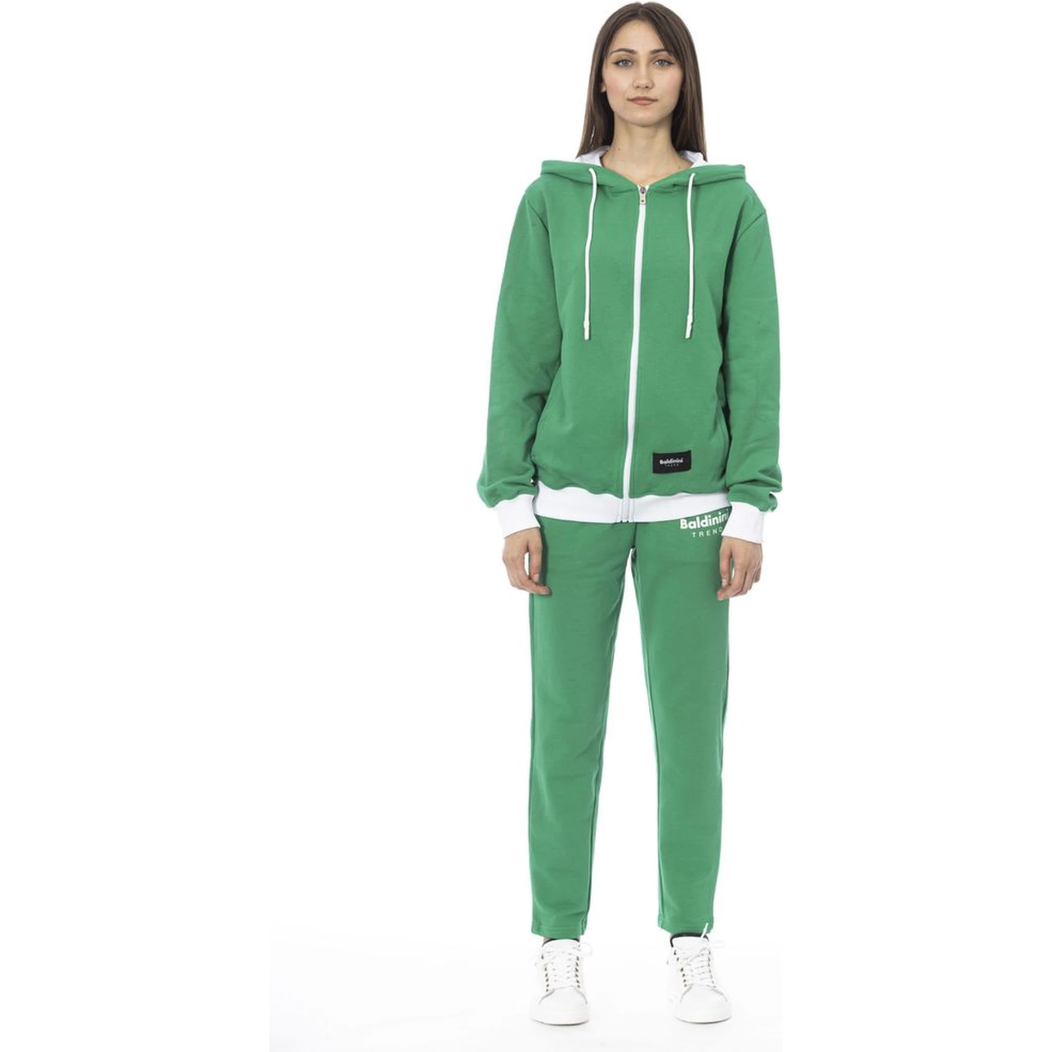 Green Cotton Women Sweater