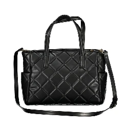 Black Polyurethane Women's Handbag