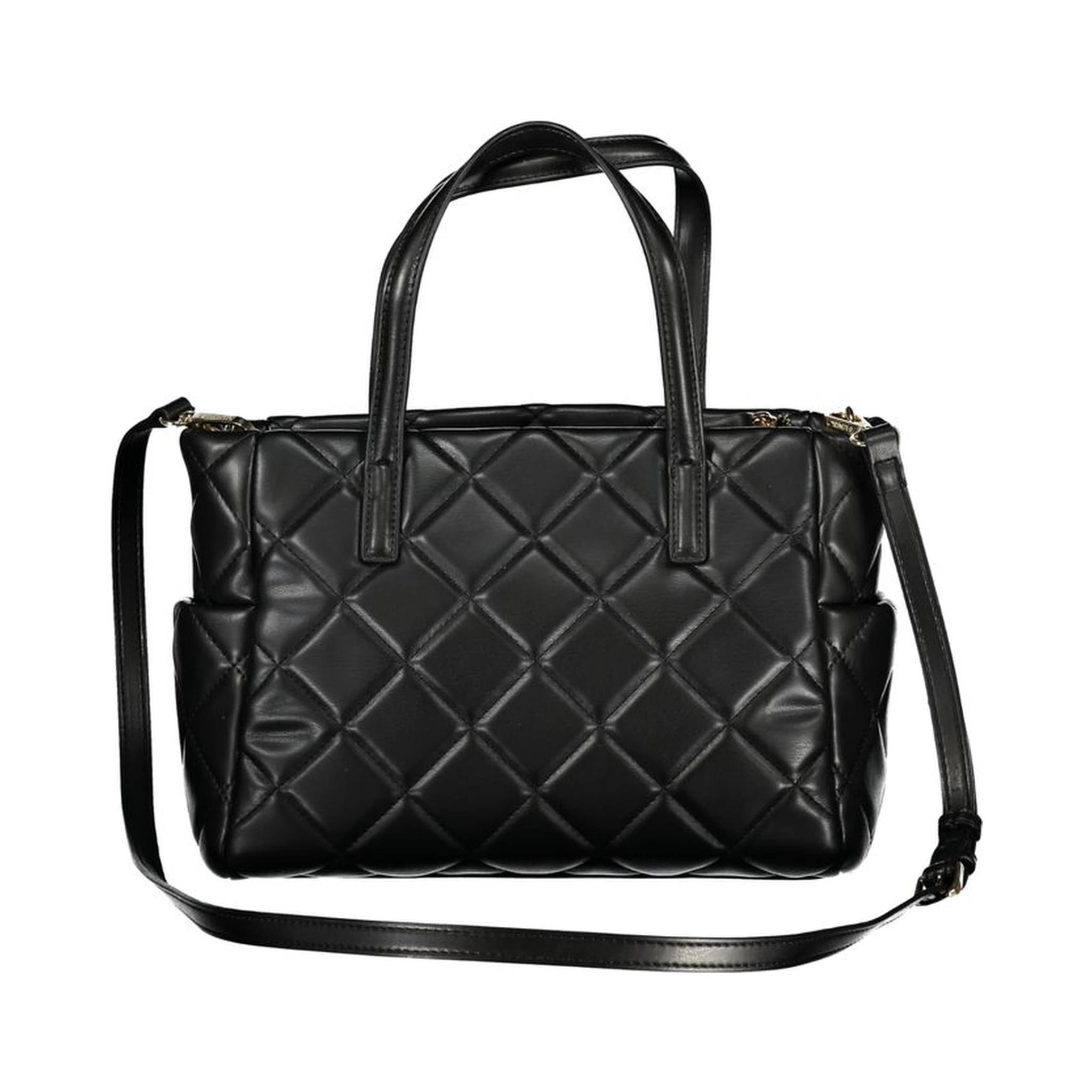 Black Polyurethane Women's Handbag