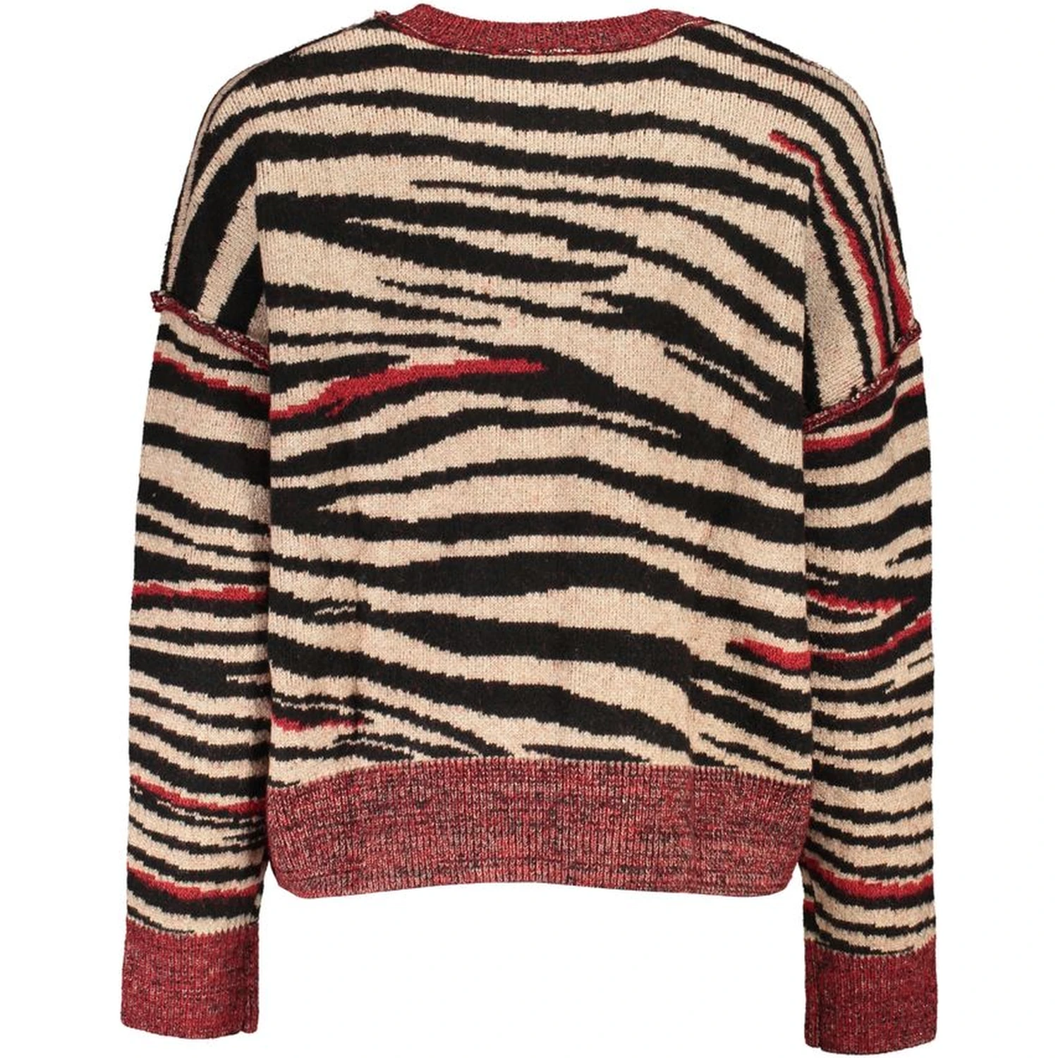 Rosso Polyester Women Sweater Turtleneck
