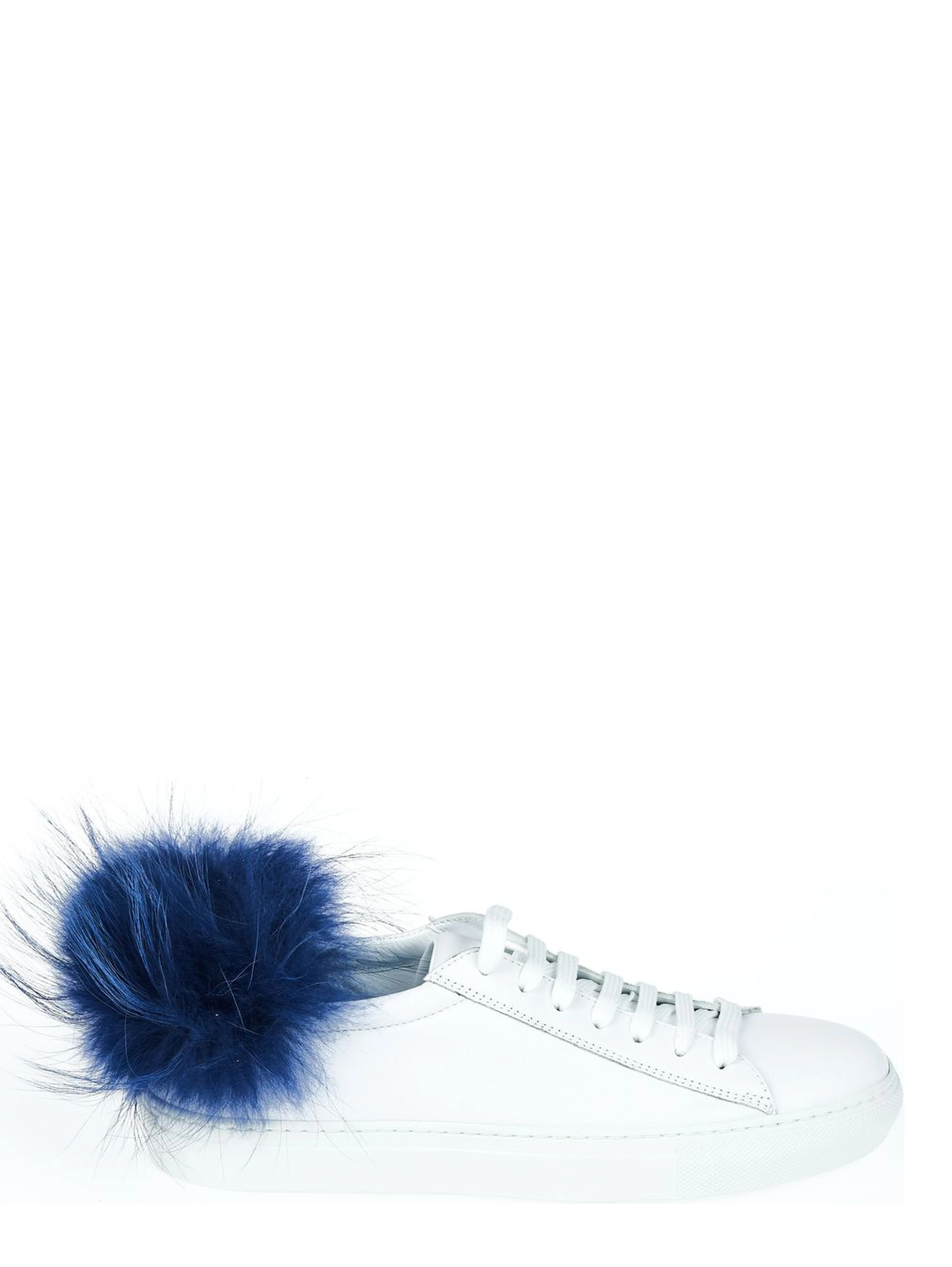 White Lamb Leather Women Sneaker