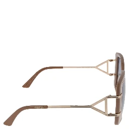 Brown Metal & Plastic Sunglasses